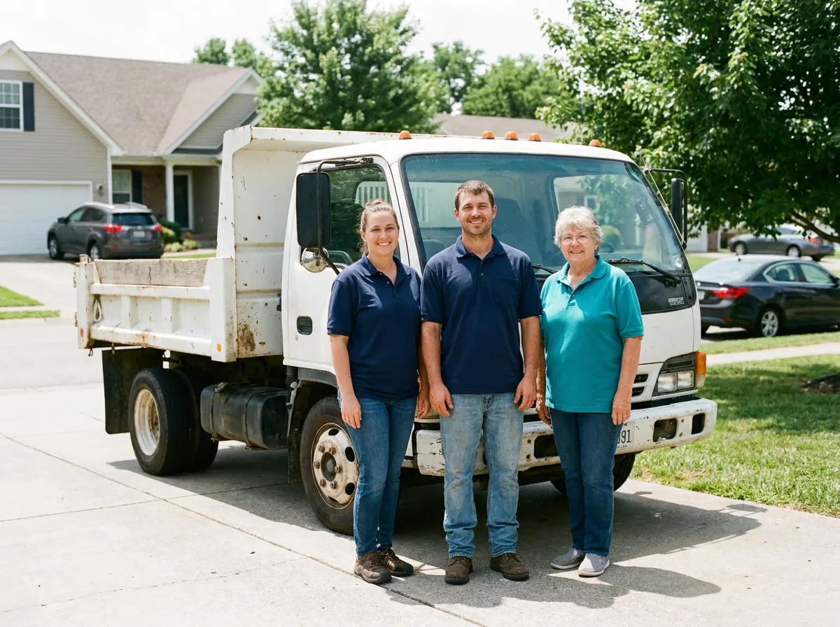 Cumberland Haul Dumpster Rental dumpster rental service team in Clarksville, TN